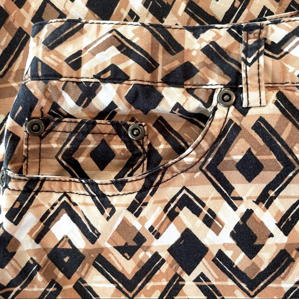 Ruby Rd Tribe Vibes Ombr Tribal Pattern Pants - image 7